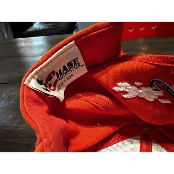 Tony Stewart Autographed Hat Joe Gibbs Racing Orange #20 Racing Nascar - Picture 8 of 9